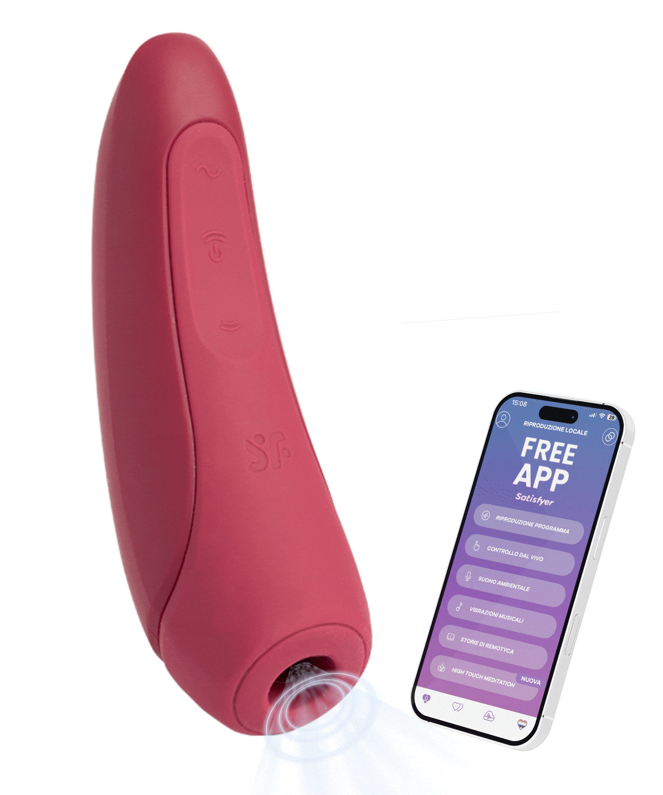 Satisfyer Curvy 1 - Succhia Clitoride Satisfyer