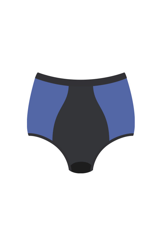 Culotte Vita Alta Nero - linea Bloomin (5)