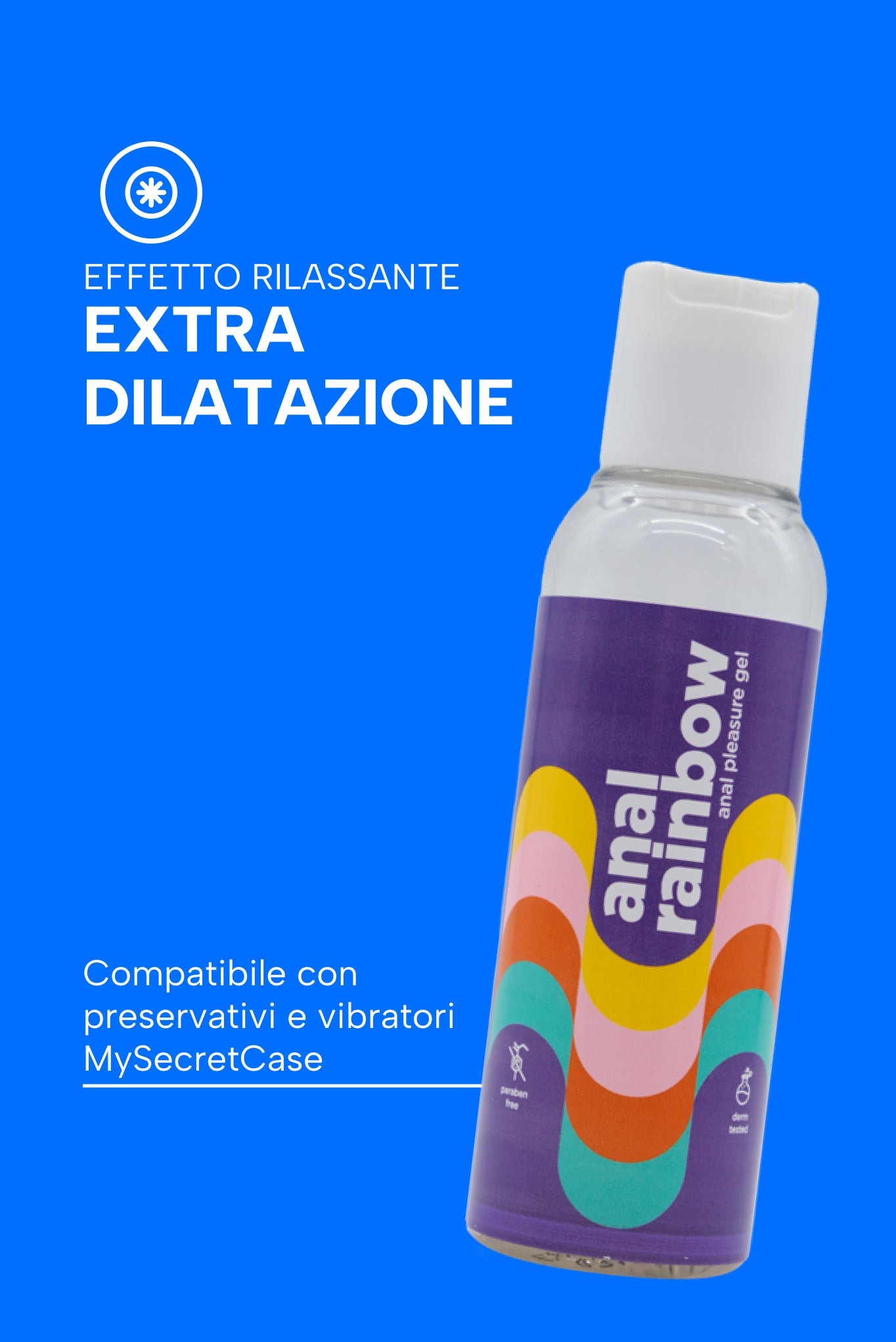Anal Rainbow – 100ml - Lubrificante Anale MySecretCase