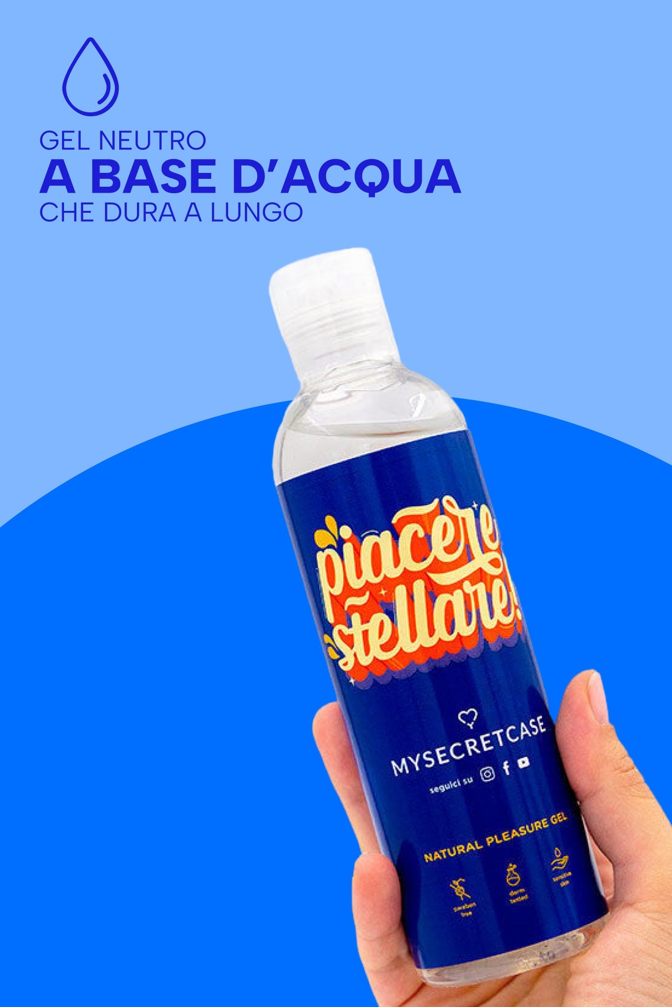 Piacere Stellare - 250 ml - Lubrificante Vaginale MySecretCase
