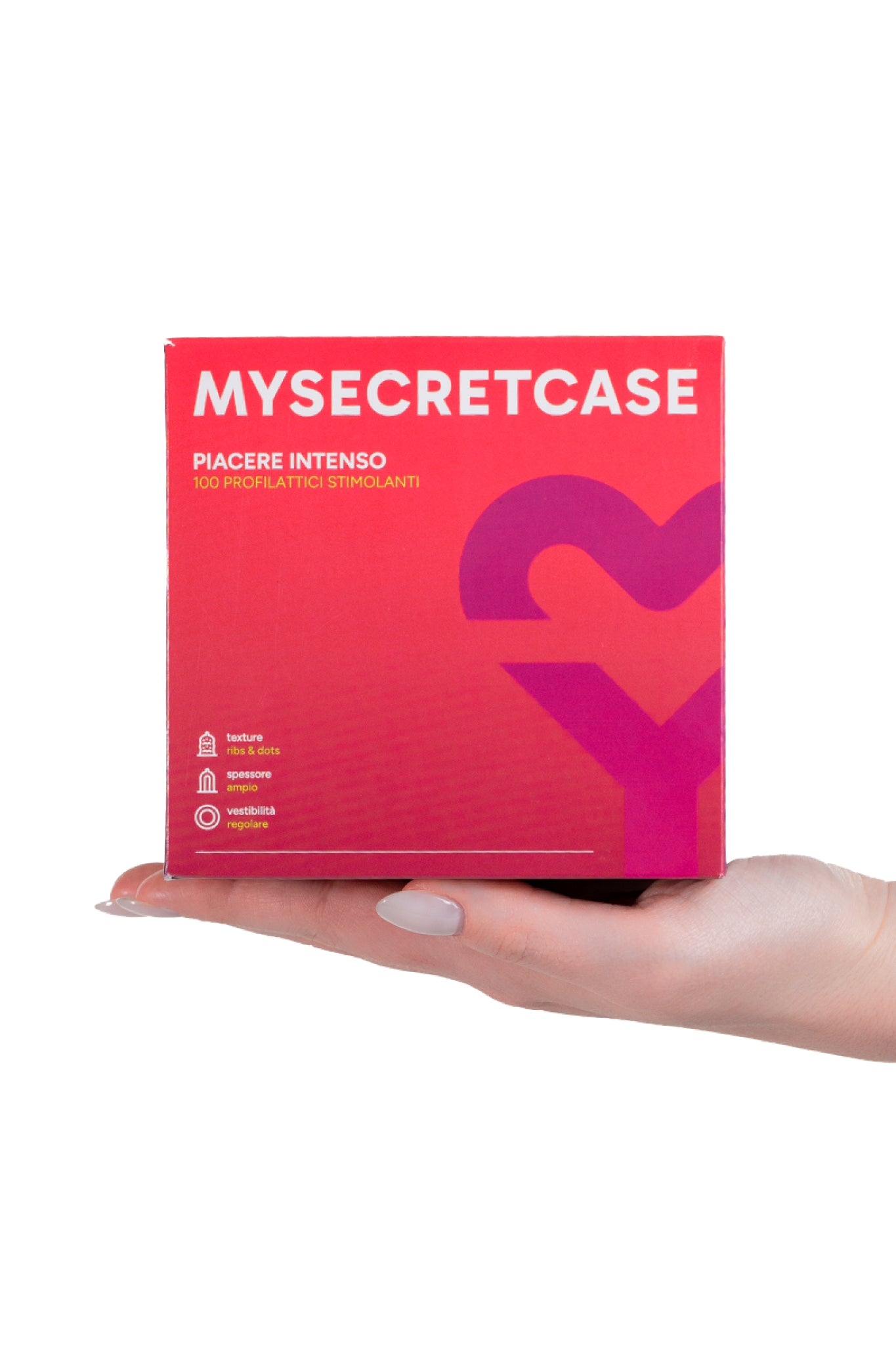 Piacere Intenso - 100 pezzi - Preservativi Stimolanti MySecretCase