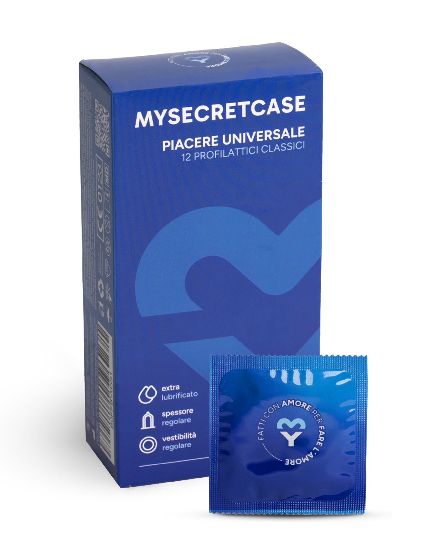 Piacere Universale - 12 pezzi - Preservativi Classici MySecretCase