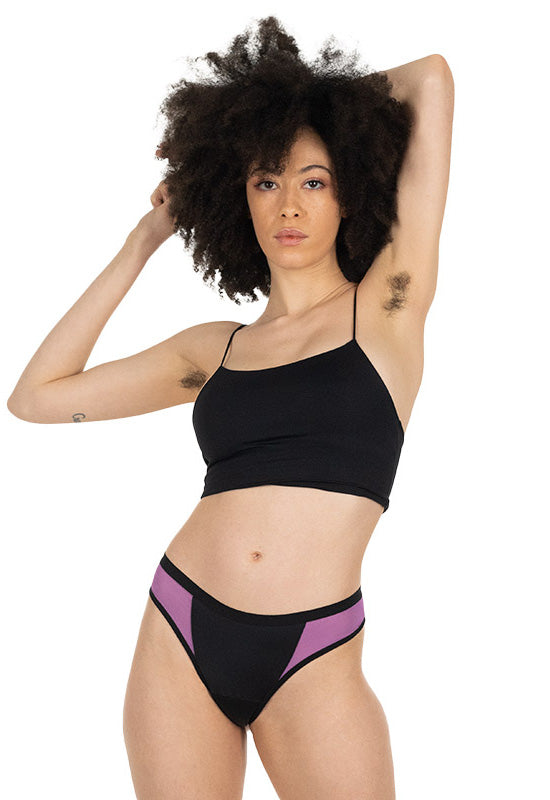 Tanga Nero - linea Bloomin (2)