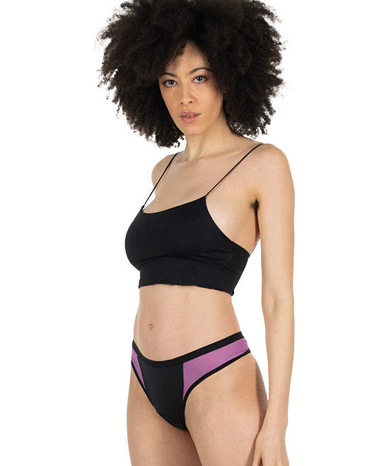 Tanga Nero - linea Bloomin (1)