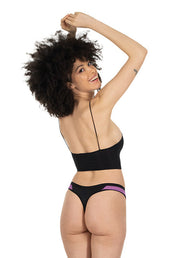 Tanga Nero - linea Bloomin (3)