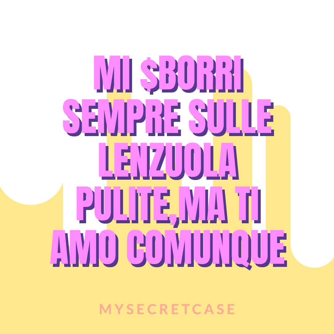 Mi $borri Sulle Lenzuola - Buoni regalo MySecretCase