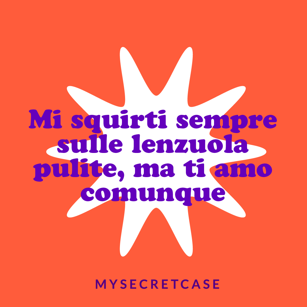 Mi Squirti sulle Lenzuola - Buoni regalo MySecretCase