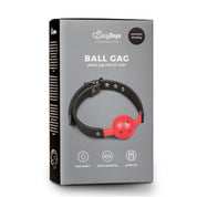 Ball Gag Red With Holes - Gag Ball Easytoys