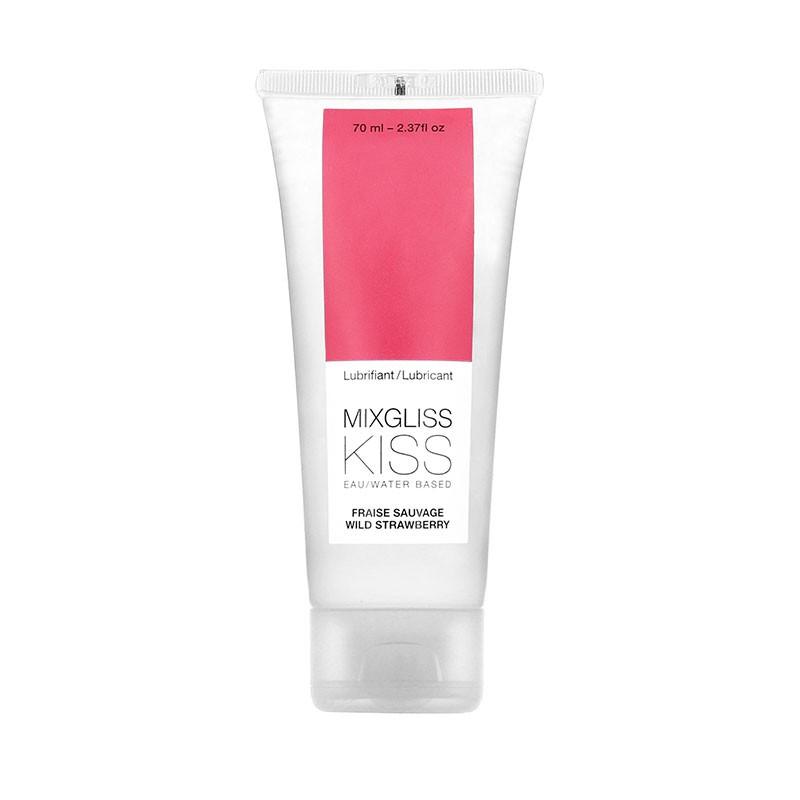 Kiss Fragola di bosco 70 ml - Intimate Water Based Lubricant - Kissable Mixgliss