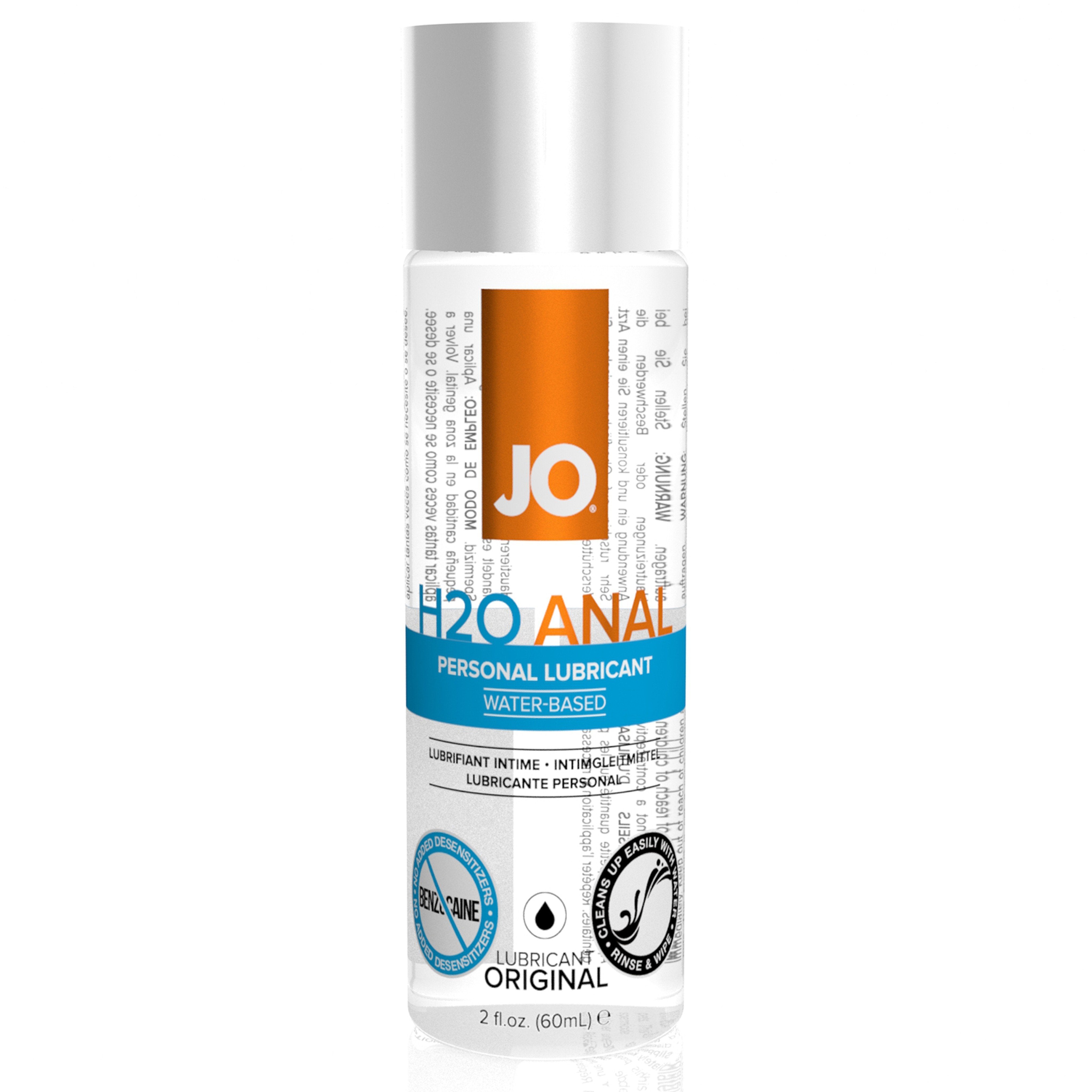 Anal H2O Lubricant - 60 ml - Lubrificante Anale System Jo